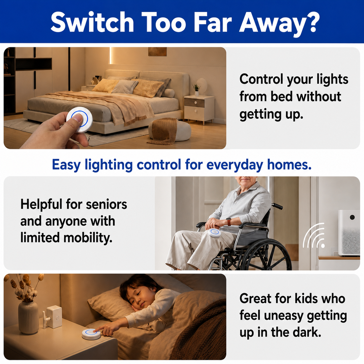 Simposwitch lets you control a hard-to-reach wall switch remotely