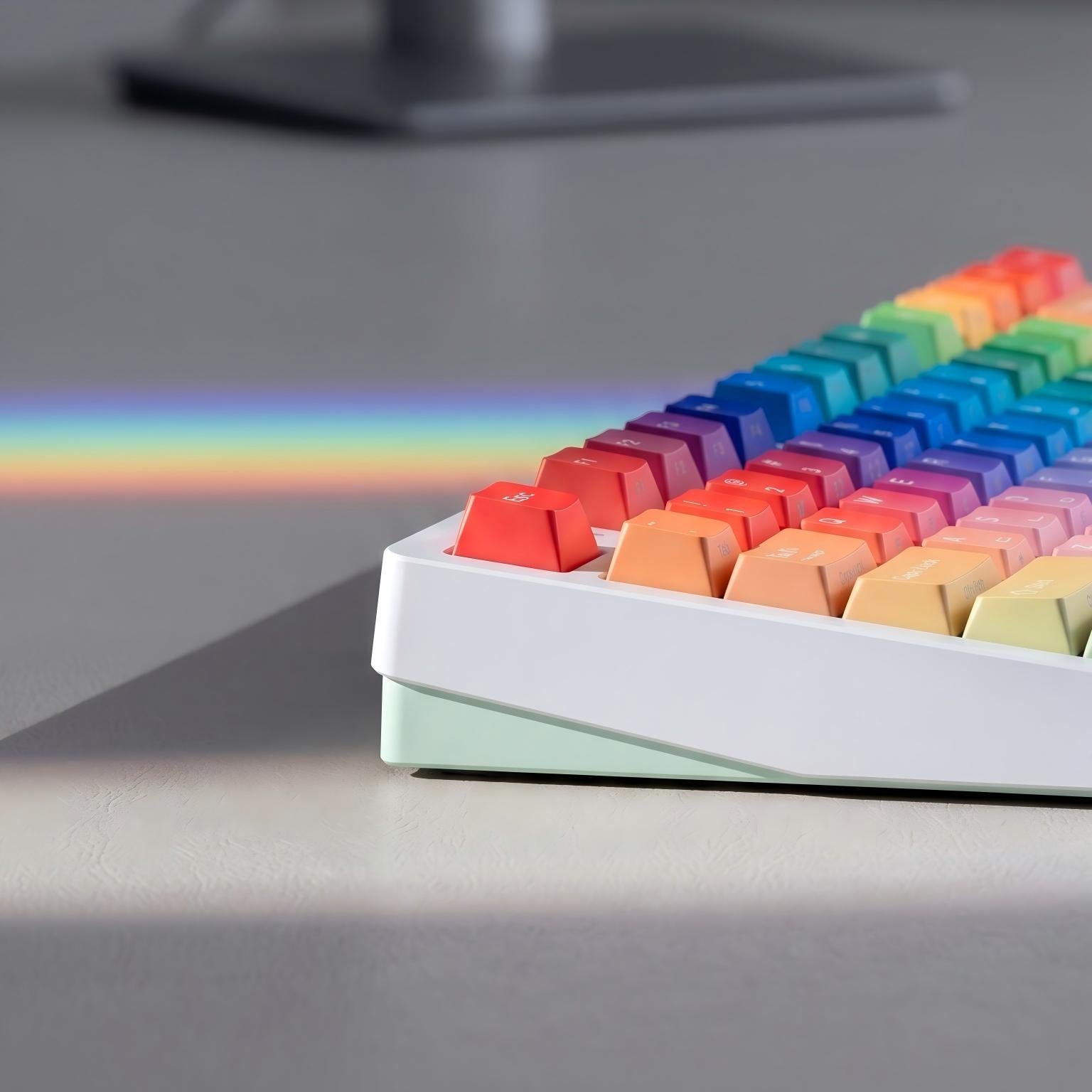 Rhapsody Double-shot Shine-through PBT Cherry Profile Full Keycap Set – FR/DE/ES/EN · ISO/ANSI