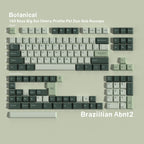 SIMPOCUBIC Botanical Dye-sub PBT Cherry Keycap Set Brazilian Portuguese ABNT2 layout option