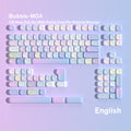 Bubble MOA 130-Key PBT Keycap Set — English QWERTY US/UK keyboard layout