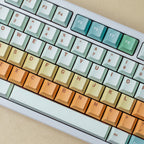 SIMPOCUBIC Candy House Dye-sub PBT Keycap Set angled product view
