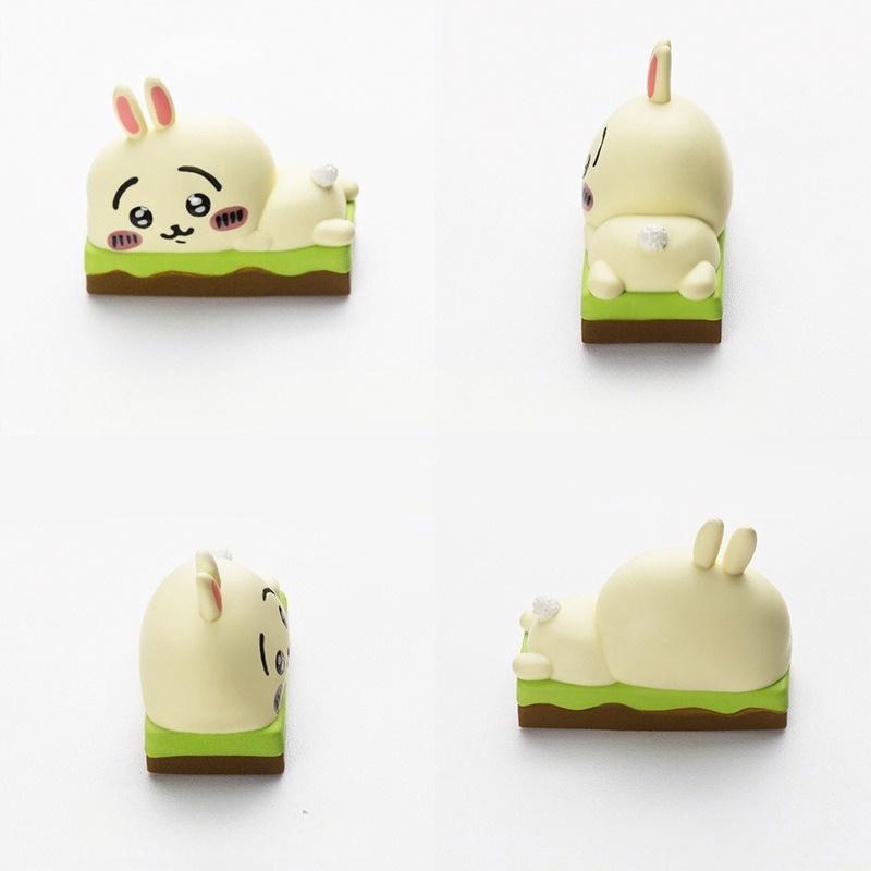 Chiikawa 2U keycap shown from front and side angles | SIMPOCUBIC