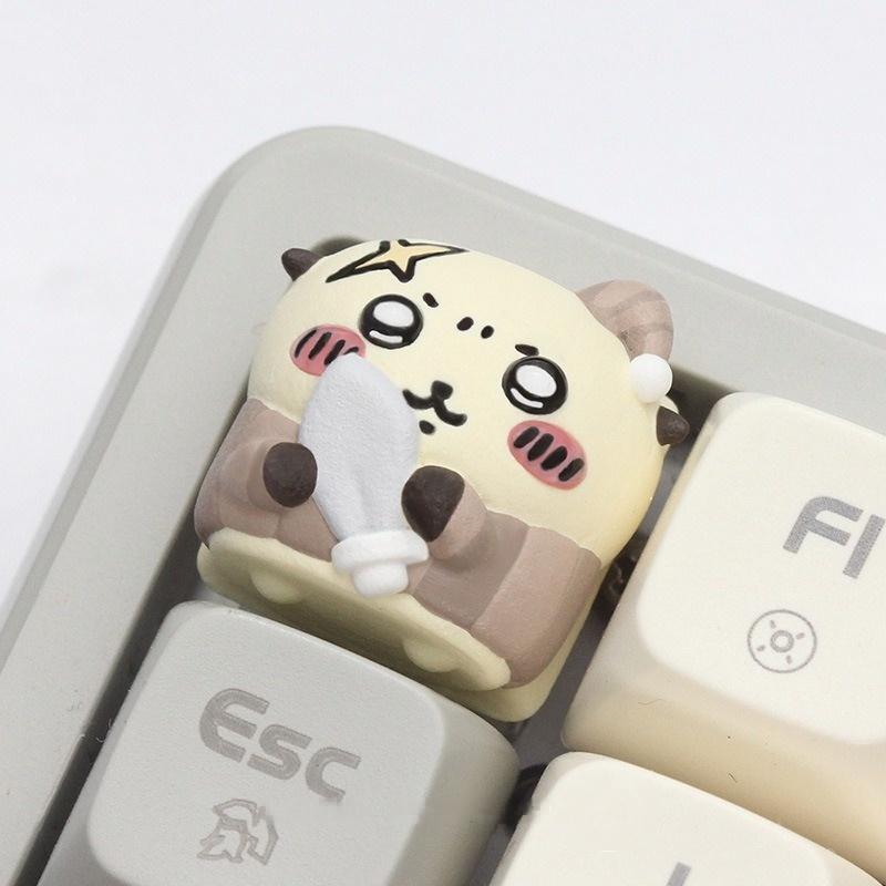 Chiikawa Pajama Characters 1U ESC Single Keycap — Rakko | SIMPOCUBIC