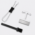 SIMPOCUBIC 3-piece keyboard care kit with QuadPull, brush and 2-in-1 puller