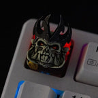 Dota 2 Wraith King The One True King keycap fitted on a black keyboard | SIMPOCUBIC