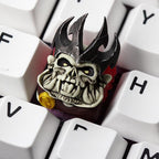 Dota 2 Wraith King The One True King keycap on a white keyboard | SIMPOCUBIC