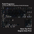 SIMPOCUBIC Faint Fragrance Side-printed PBT Cherry Keycap Set Side engraving only layout option