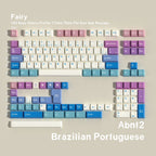 SIMPOCUBIC Fairy Dye-sub PBT Cherry Keycap Set Brazilian Portuguese ABNT2 layout option