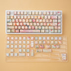 SIMPOCUBIC Garden Shine-through PBT Cherry Keycap Set angled product view