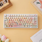 SIMPOCUBIC Garden Shine-through PBT Cherry Keycap Set keycap close-up