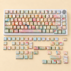 Garden French AZERTY keycaps, full layout no tray