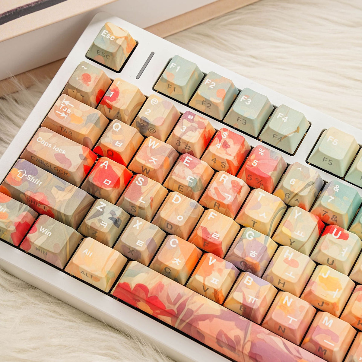 Ghibli Flower 131-Key Side Shine-Through Cherry Profile PBT Keycap Set product image P05