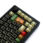 Gozilla Manga German QWERTZ keycaps around Enter and navigation keys, angled view