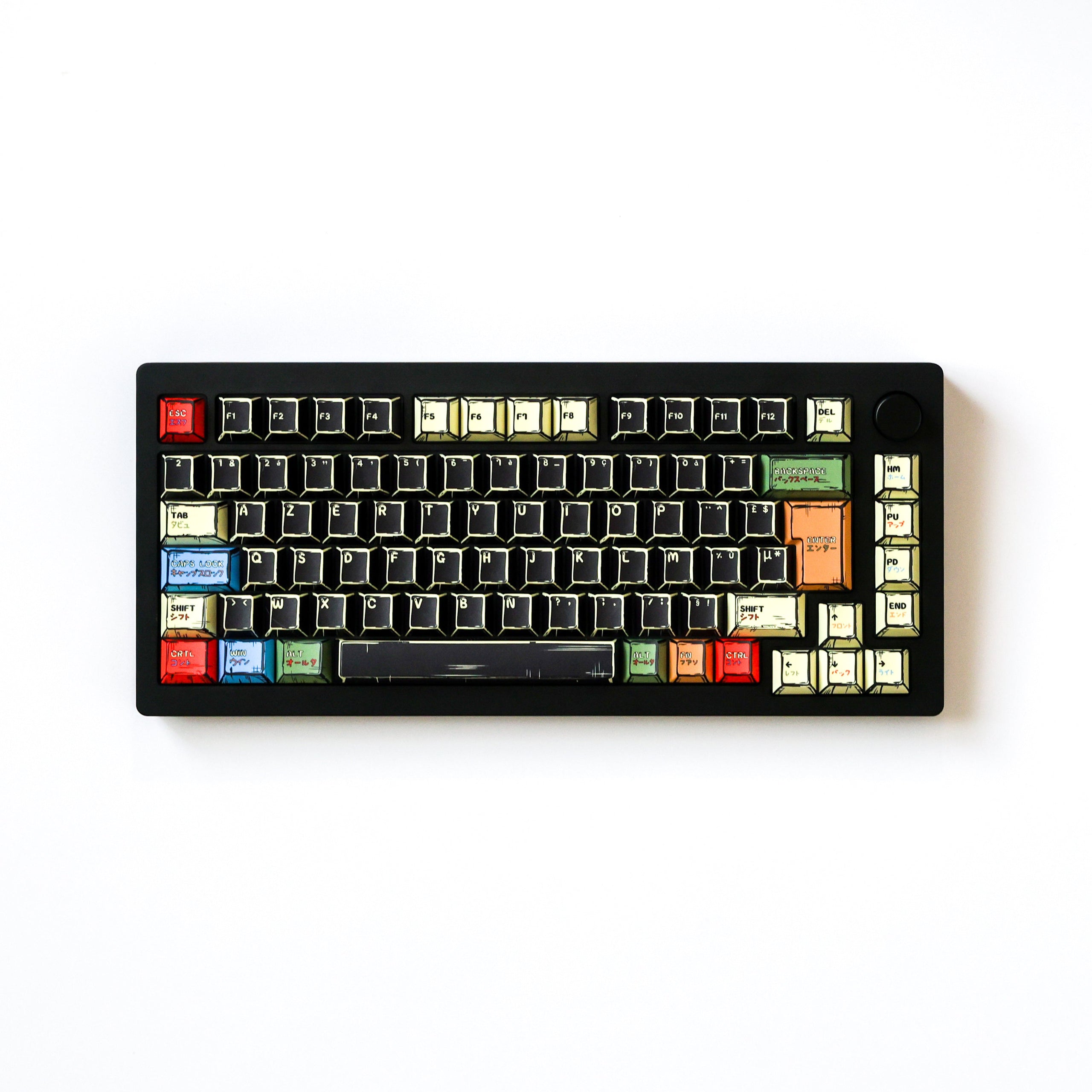 SimpoCubic Gozilla Manga PBT Cherry Profile Keycap Set hero product view