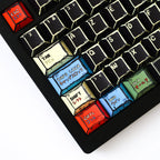 SIMPOCUBIC Gozilla Manga PBT Cherry Profile Keycap Set keycap close-up