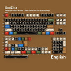 SIMPOCUBIC Gozilla Manga PBT Cherry Profile Keycap Set EN layout option