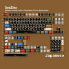 SIMPOCUBIC Gozilla Manga PBT Cherry Profile Keycap Set Japanese layout option