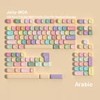 SIMPOCUBIC Jelly MOA PBT Keycap Set Arabic root layout option