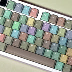SIMPOCUBIC Morandi V2 Shine-through PBT Cherry Keycap Set layout coverage chart