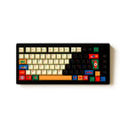 Motif 143-Key Cherry Profile PBT Dye-Sub Keycap Set — full keycap set on keyboard