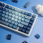 SIMPOCUBIC Ocean Heart MOA PBT Keycap Set keycap close-up