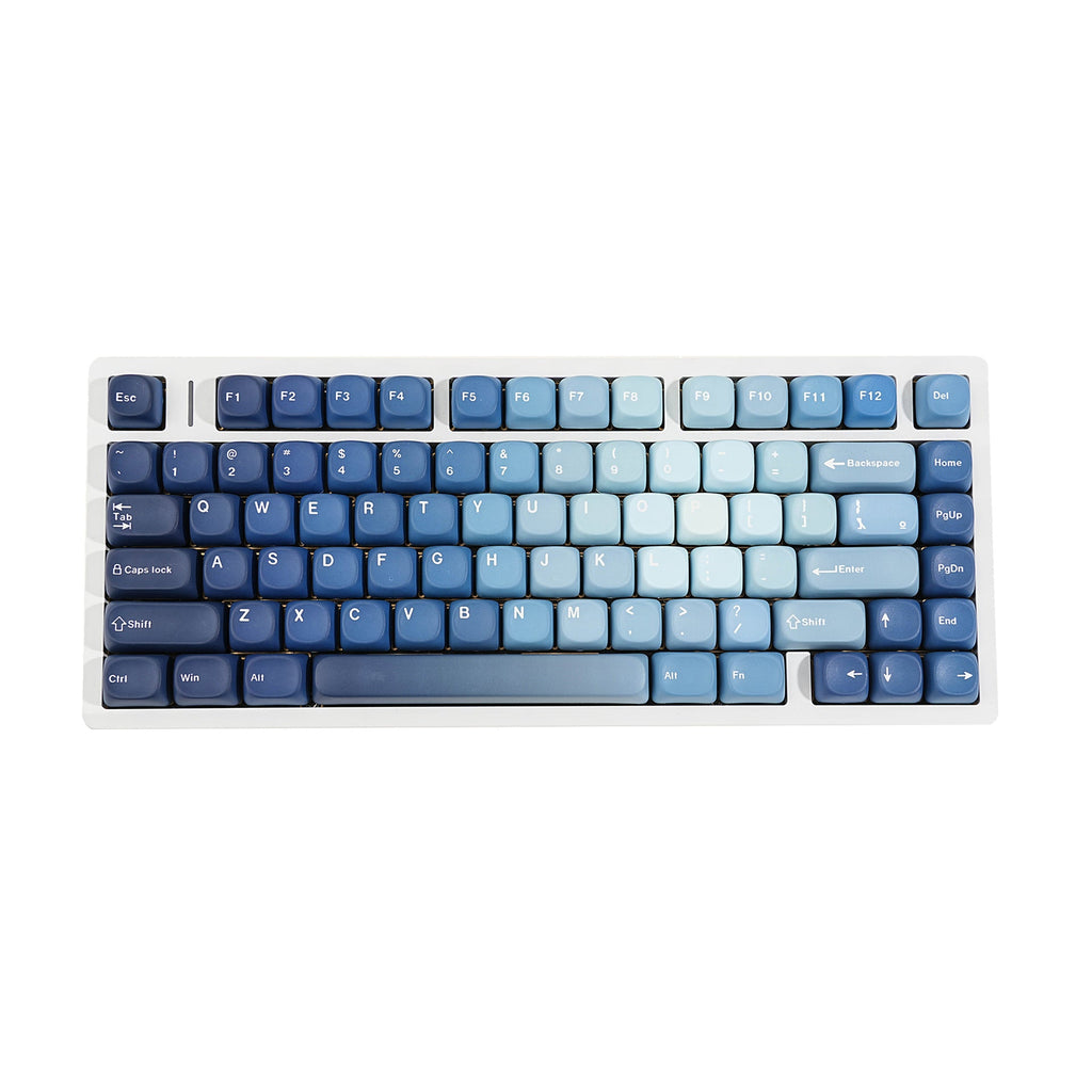 SimpoCubic Ocean Heart MOA PBT Keycap Set full kit overview