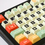SIMPOCUBIC Retro PBT Cherry Profile Keycap Set full kit overview