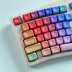 SIMPOCUBIC RHAPSODY MOA ALICE German QWERTZ keycaps, left-half detail