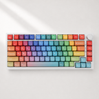 Rhapsody MOA French AZERTY keycaps, full keyboard top view