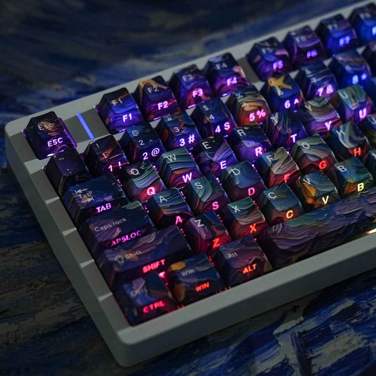 Starry Sky V5 backlit shine-through keycaps
