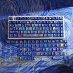 Starry Sky V5 keycap set on mechanical keyboard