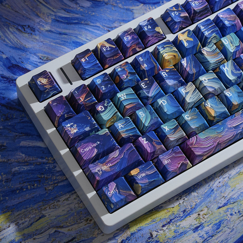 Starry Sky V5 PBT keycap detail