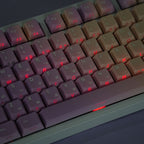 SIMPOCUBIC Taro Paste Shine-through PBT Cherry Keycap Set full kit overview