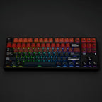 SIMPOCUBIC Uni-gradient Side-printed PBT Cherry Keycap Set keycap close-up