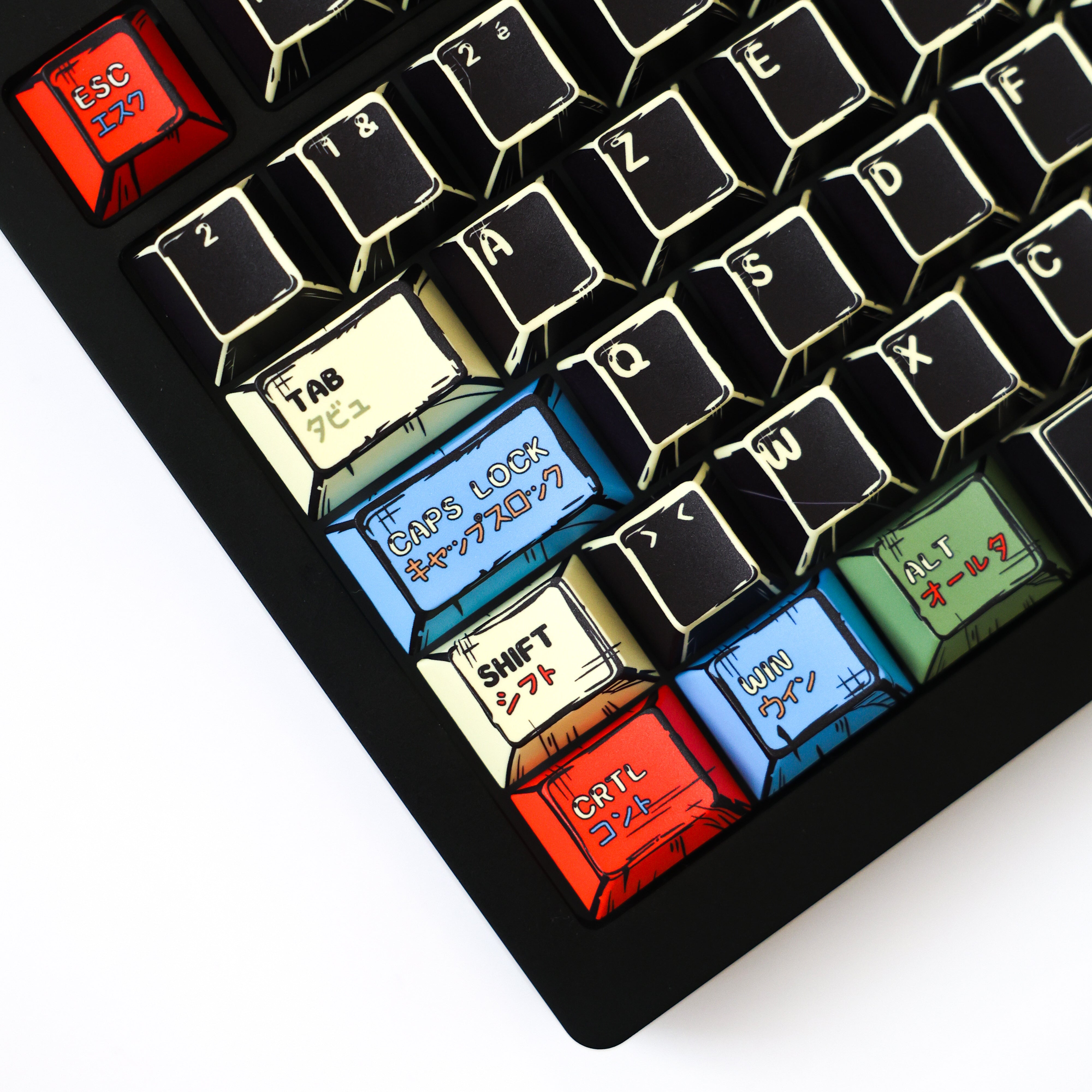 ISO layout showing short left Shift and extra key